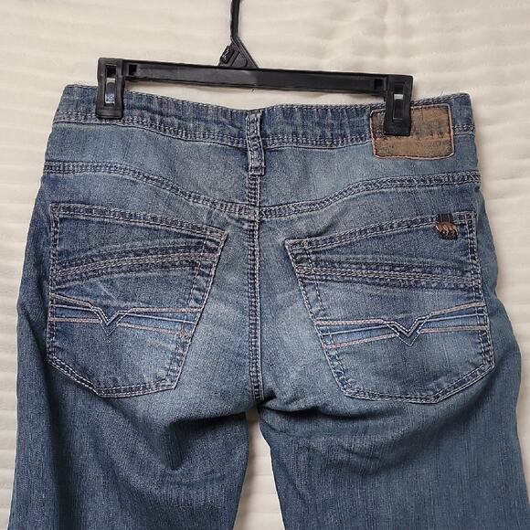 Buckle Brady-X Buffalo David Bitton Men’s Jeans W28 L32 Distressed Frayed Hem - Picture 3 of 15